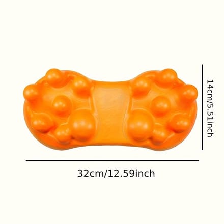Heupmassageapparaat voor het losmaken van de psoas, taillemassageapparaat voor heup- en onderrugmassageapparaat oranje