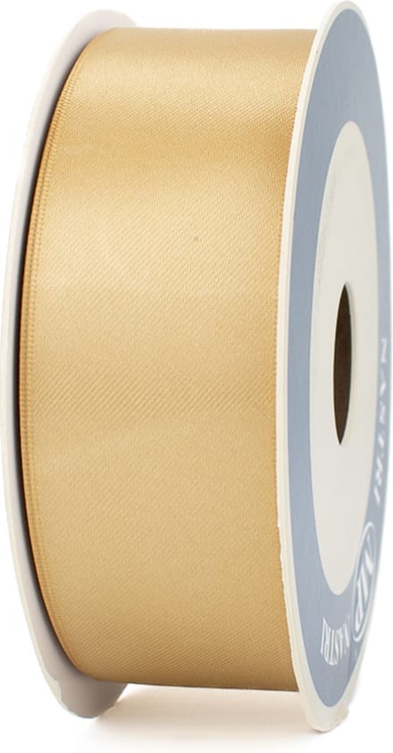Satijnlint - goud cadeaulint van satijn - 40 mm - Rol van 25 meter