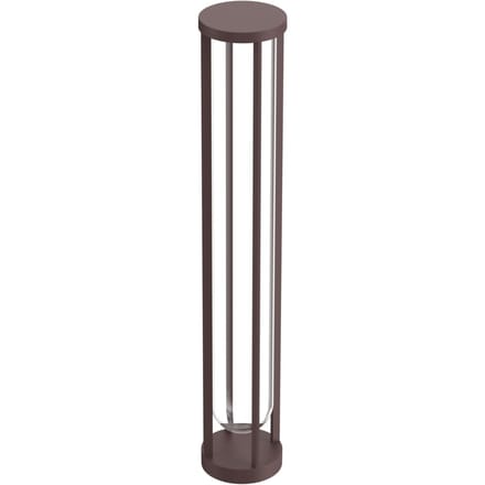 Flos In Vitro Bollard bolderverlichting - donker bruin - 90 cm