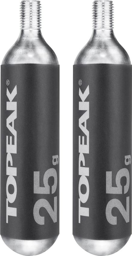 Topeak Threaded Co2 Patroon 25g 2 Eenheden Transparant