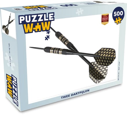 Puzzel Twee dartpijlen - Legpuzzel - Puzzel 500 stukjes