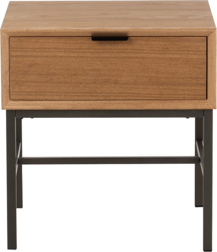 J-Line bijzettafel Op Onderstel - hout/metaal - naturel