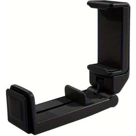 Universele Vliegtuig Telefoonhouder Mount Handsfree Telefoonhouder Voor Bureau Tafelblad Zakformaat Must Have Reis Essentiële Accessoire zwart
