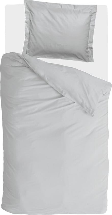 Walra Dekbedovertrek Forever Cotton - 140x220 - 100% Percale Katoen - Licht Grijs
