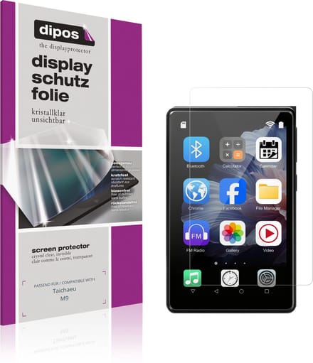 dipos – 4x Beschermfolie geschikt voor Taichaeu M9 | Krasbestendige & heldere Screenprotector Ultra-Thin