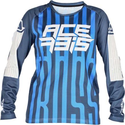 Acerbis MX J-Windy 5 Blauw Wit Kids Cross Jersey - Shirts