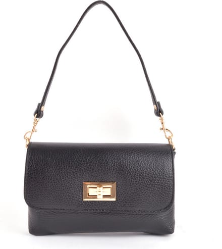 Giuliano handtas Isha - Zwart - Dames - Made in Italy