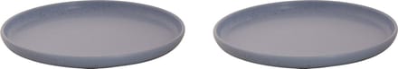 Palmer - Bord - Sandy Loam - 28 cm - Blauw - Stoneware - Bordenset - 2 stuks