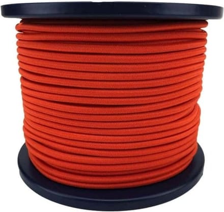 3mm Elastisch Touw - Oranje - 100 meter op rol