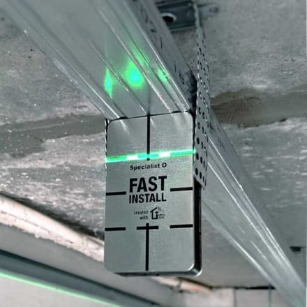 2-stuks, Magneet voor gips plaat profielen Specialist+ „FAST INSTALL“