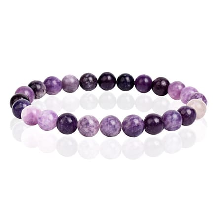 Natuursteen Armband met 8mm Kralen Memphis - Kunsite