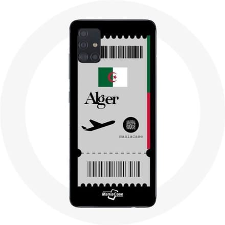 Coque Samsung Galaxy A51 Billet d'avion Algerie