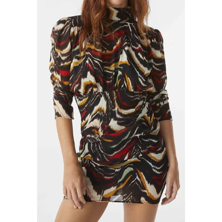 BA&SH Robe Pernel Noir Taglia: M | Abiti Mini Outlet | Donna