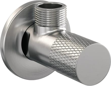 Brauer Brushed Carving hoekstopkraan RVS geborsteld PVD