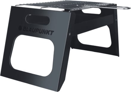 Blaupunkt - Opvouwbare BBQ | Barbecue Grill -Voor Camping / Reizen - draagbare houtskool