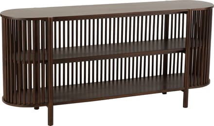 J-Line console 2 Planken Conie - hout - donkerbruin