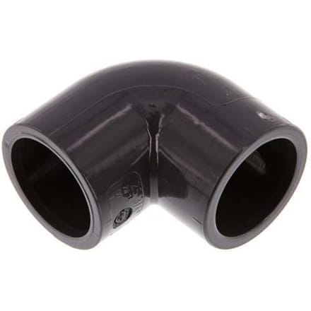 PVC 90 Graden L-Fitting Lijmmof 25x33mm [5 stuks]
