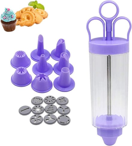 Decoratieve Spuitset voor Cupcakes en Taarten met 8 Mondstukken