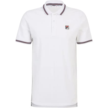 Fila Poloshirt Heren - Wit - Katoen - Maat M