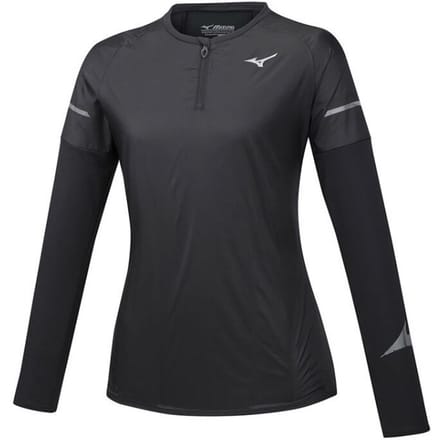 Mizuno Hineri Hybride Dames Zwart Top