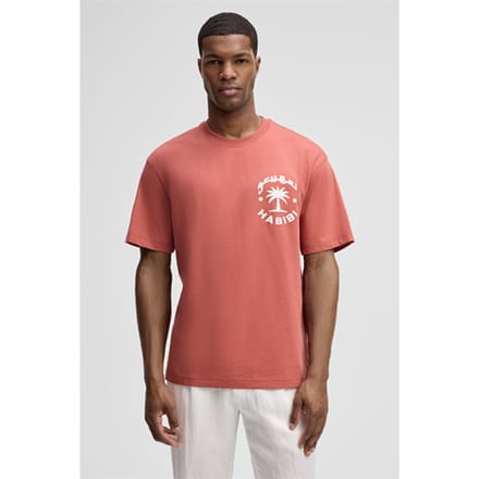 regular fit T-shirt van puur katoen model 'KARAN'
