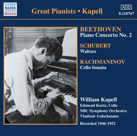 William Kapell - Pianoforte Conc. Nr.2 | Schubert Walt (CD) (Remastered)