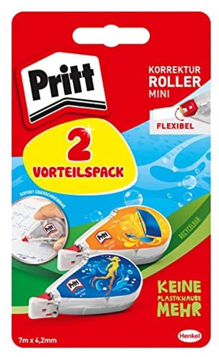 Correctieroller Mini met Flexibele Punt - Premium Correctietape 4,2 mm x 7 m