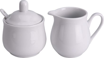 Excellent Houseware suiker en melk dispensers porselein 10 cm