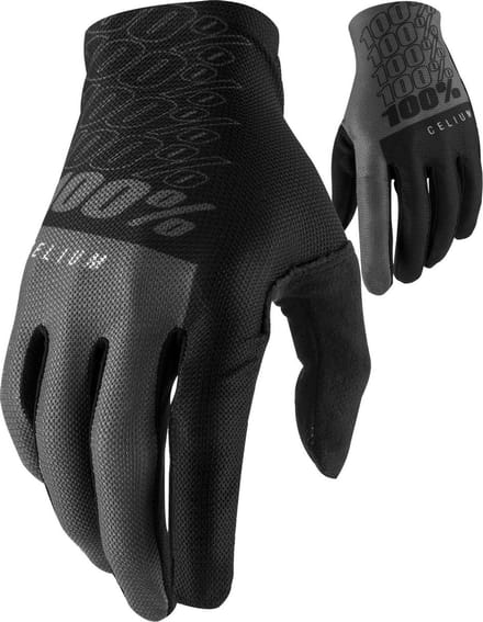 100% Fietshandschoenen MTB Celium 21 - Zwart - M