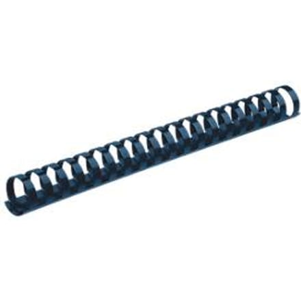 Fellowes plastic inbindruggen, formaat 14 mm, 100 stuks, voor inbindmachines plastic inbindrug blauw, 100 stuks