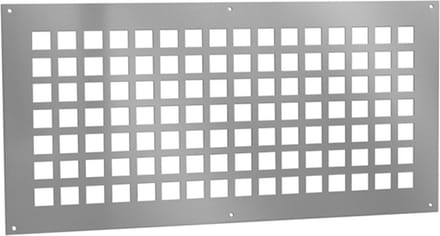 Nedco BV Ventilatieplaat 500x250mm aluminium