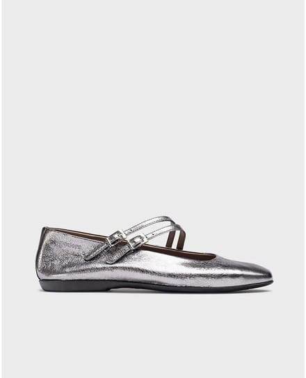 Wonders Eider Mary Jane Ballerina´s Zilver EU 38 Vrouw