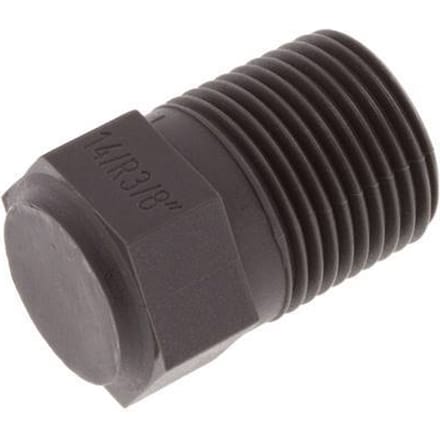 Plug R3/8'' PA 6 met Buitenzeskant 8bar [10 Stuks]