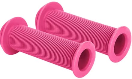 Rieba® Handvatten Kinderfiets 105mm - Fiets - Step - Binnen diameter 22mm - Kinderen - Rubber - Antislip - Roze