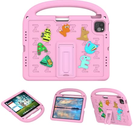 EtuiTab - Kids Armor Case - Apple iPad Air 11" 6e Gen 2024 / Pro 11 4/5e Gen - Roze