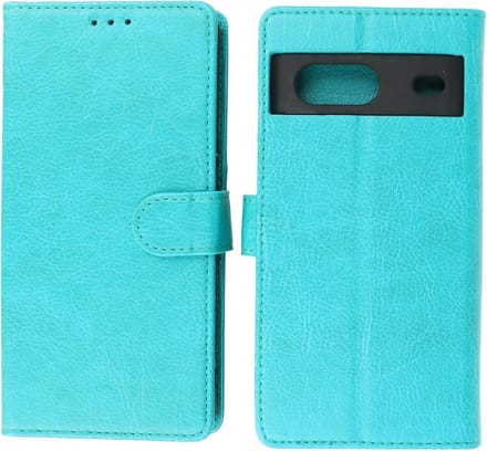 Google Pixel 7 Hoesje Book Case Portemonnee Telefoonhoesje - Groen