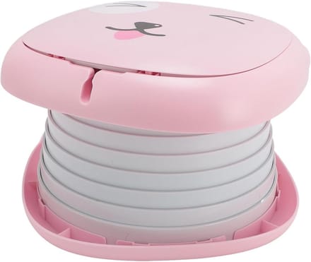 Reis Potty - Draagbare Toilet - Potty Training - Opvouwbaar Ontwerp - 25x24x17cm - Rosette