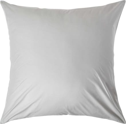 Homescapes Kussensloop 60x60 cm – Zilvergrijs – 100% Egyptisch Perkal Katoen – 200 TC