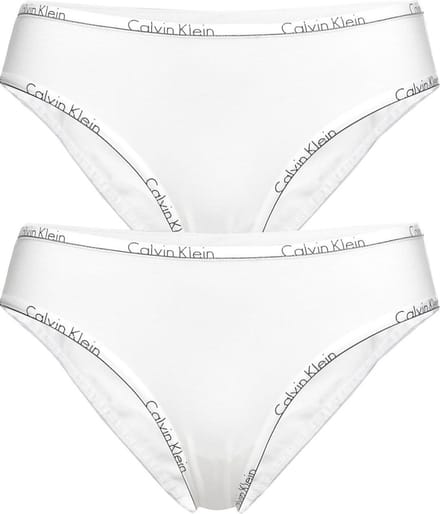 Calvin Klein slip 2 pack Bikini - Wit- Maat 36 / S