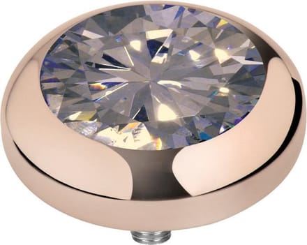 Melano Vivid Basic CZ Steentje AB | 7 mm