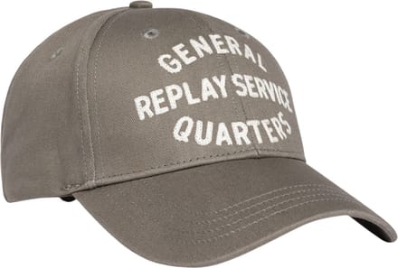 REPLAY Cap Dusty Olive Taupe
