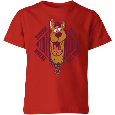 Scooby Doo Where Are You? Kids' T-Shirt - Red - 122/128 (7-8 jaar)