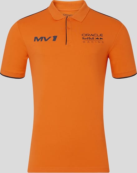 Oracle Red Bull Racing Max Verstappen Oranje Polo 2024 M - Formule 1