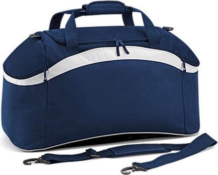 Bagbase Teamwear sporttas, Kleur French Navy/ White