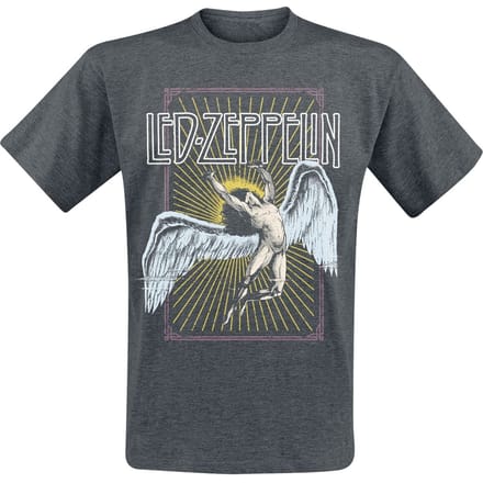 Led Zeppelin T-shirt - Icarus Colour - S tot XL - voor Mannen - donkergrijs