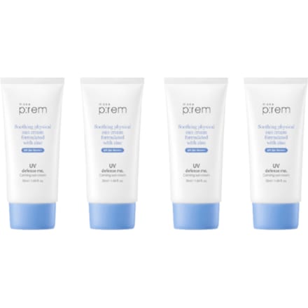 make p:rem UV Defense Me. Calming Sun Cream (4ea) Set