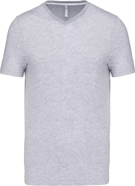 Kariban T-shirt V-hals korte mouwen K357 - Oxford Grey - M