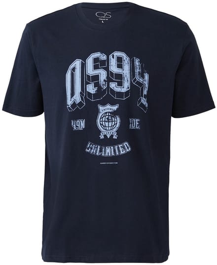 Q/S designed by - T-shirt - Maat M - Mannen - 78D1 GREEN - katoen