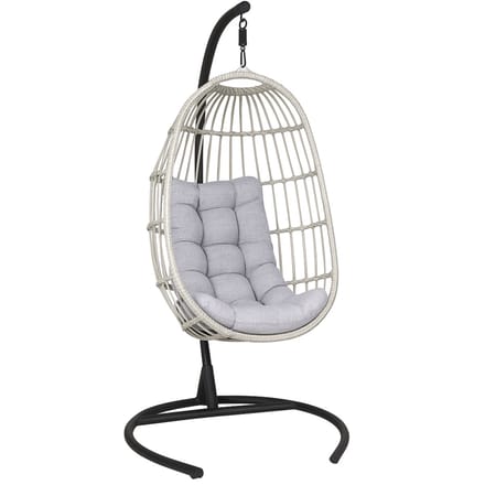 SenS-Line - Koko Relax Hangstoel - Metaal - Zwart - 103 x 128 x 210 cm