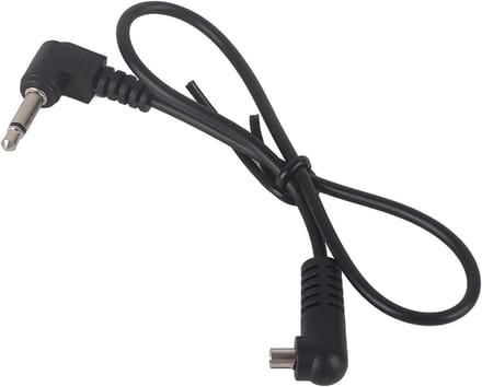 Flash Sync Kabel 3.5 MM Jack Plug met Schroefvergrendeling voor Camera en Flitser Verbinding